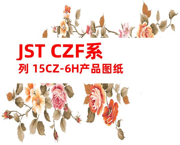 JST CZF系列 15CZ-6H产品图纸